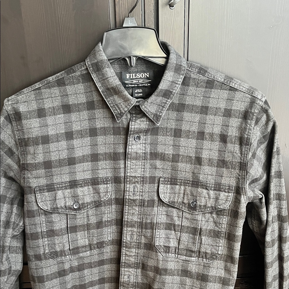 Filson Charcoal Checkered Men's Shirt